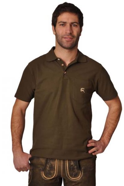 Trachtenshirt Jagdshirt Derek olive OS-Trachten