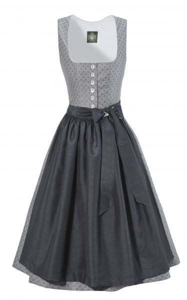 Dirndl midi 60 cm Wagelsried grau Hammerschmid