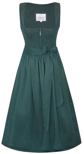 Dirndl midi 65cm Gaimersheim flaschengrün Marjo