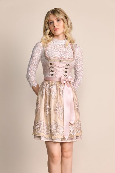 Dirndl mini 50 cm Lunie rosa Krüger