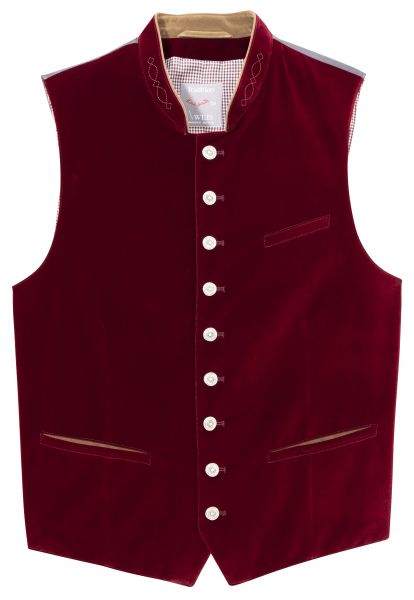 B-Ware / 2. Wahl Trachtengilet Königsee weinrot Tradition by Weis
