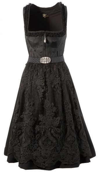 B-Ware / 2. Wahl - Dirndl Designerdirndl midi Nina schwarz Trachten Deiser