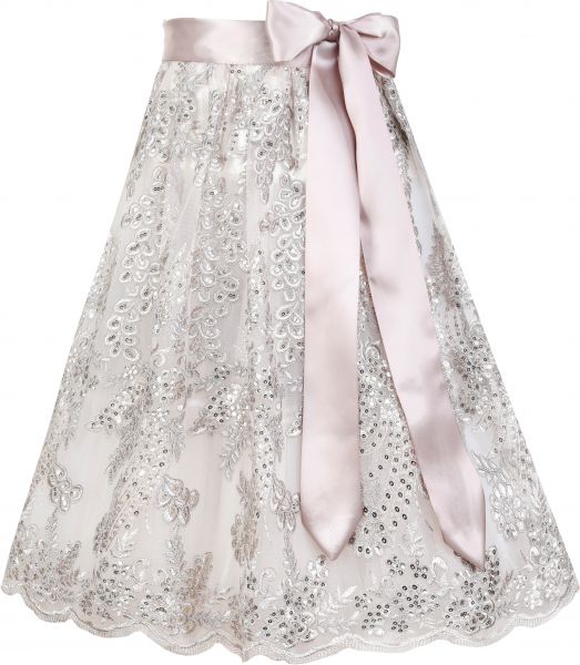 Dirndlschürze midi 65 cm Engeline beige Marjo