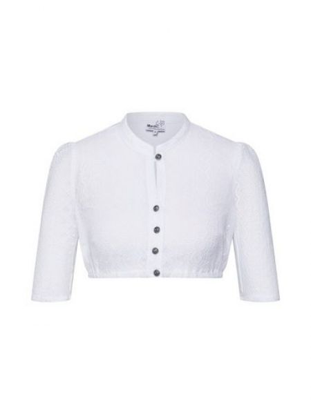 B-Ware / 2. Wahl - Dirndlbluse Bela-Anita mit Kragen weiß Marjo