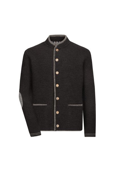 Strickjacke Trachtenjacke Lautersee anthrazit grau Maddox