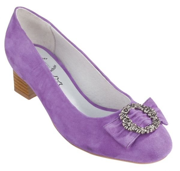 Trachtenschuhe Pumps Rosi purple lila Bergheimer Trachtenschuhe