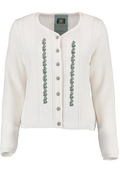 Trachten Strickjacke Trachtenjacke Sulzfeld ecru natur OS Trachten