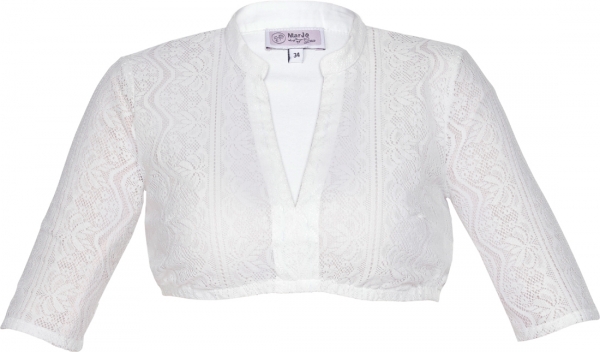 Dirndlbluse Hannika-Linda offwhite halbarm Marjo
