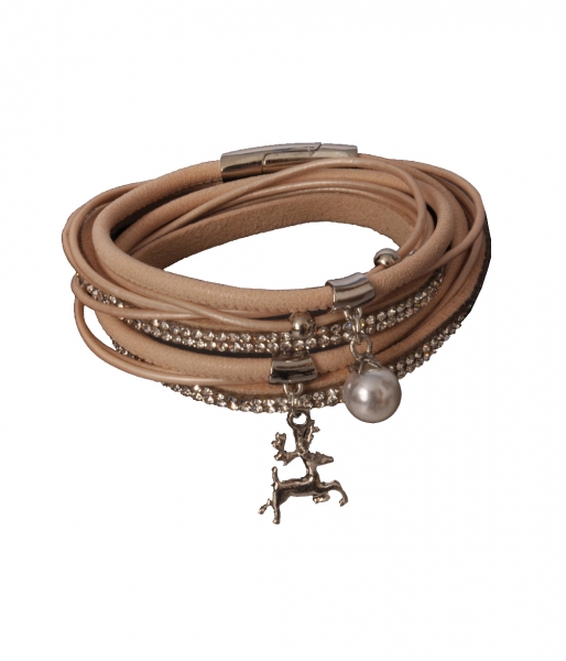 Trachten Armband Nittenau hellbraun