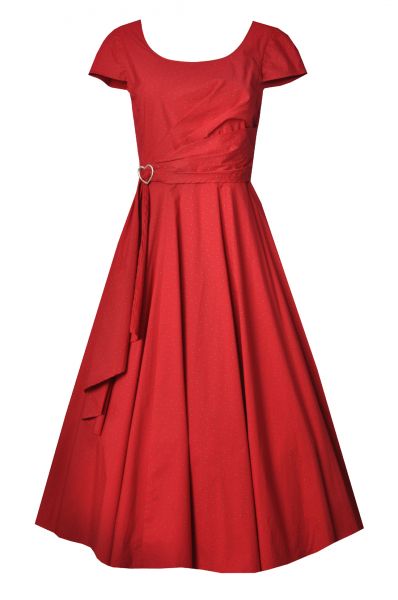 Trachtenkleid lang Schlottenhof rot Hannah Collection